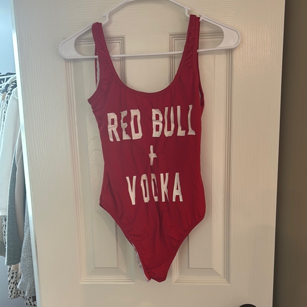 Red Bull Vodka Red Swimsuit